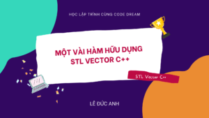 Một số hàm hữu dụng của C++ STL Vector