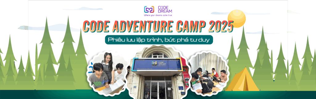 Trại hè lập trình Code adventure camp 2025