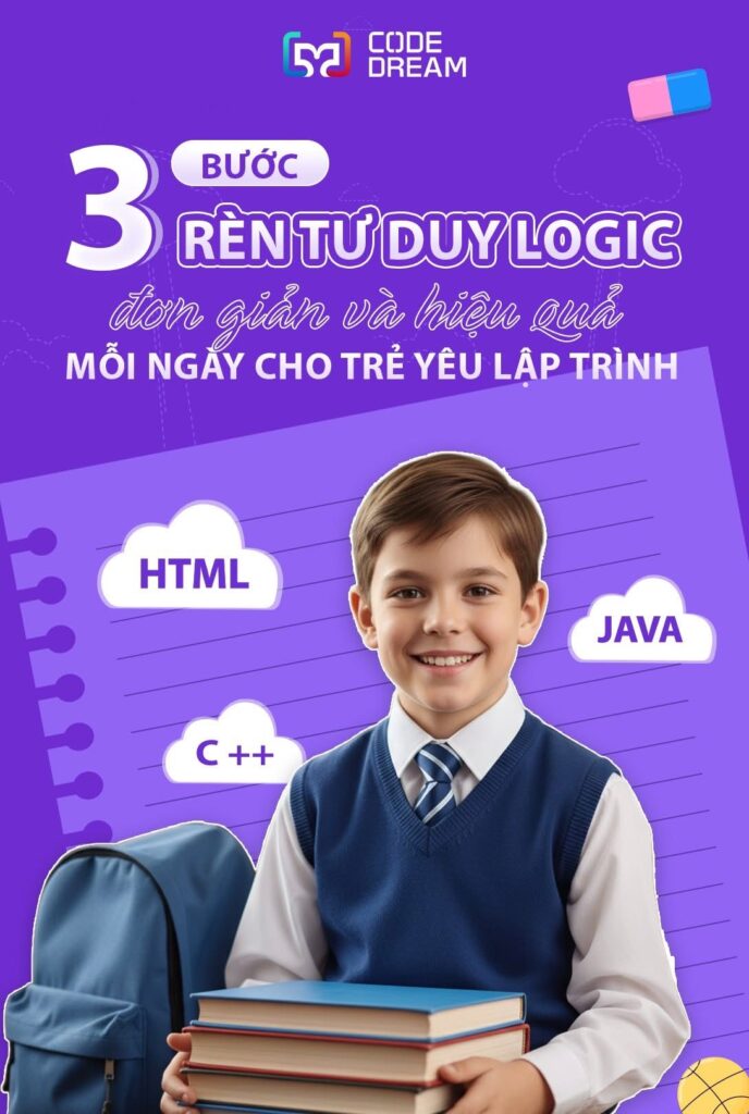 Học ngôn ngữ lập trình cho trẻ em giúp trẻ tư duy logic hơn