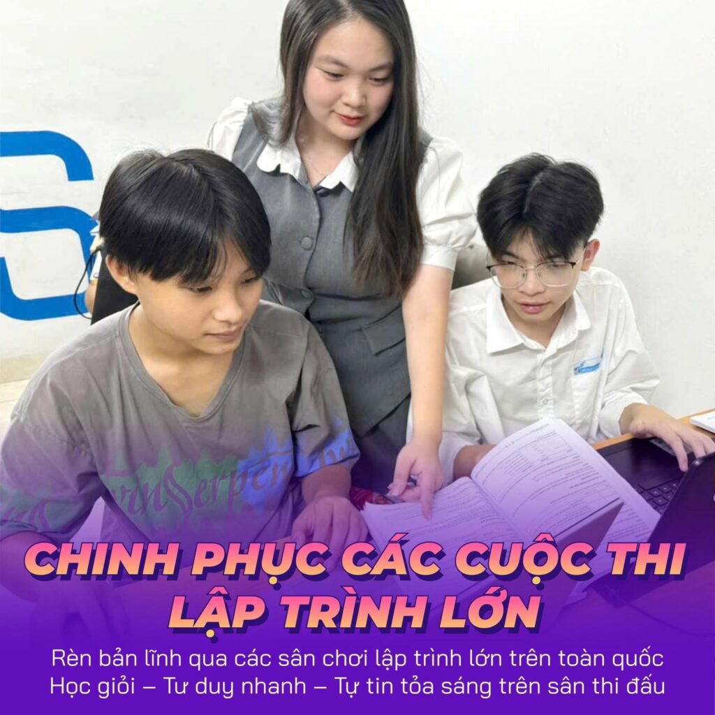 Một trong những giai đoạn trong khóa học lập trình cho trẻ em tại Code Dream