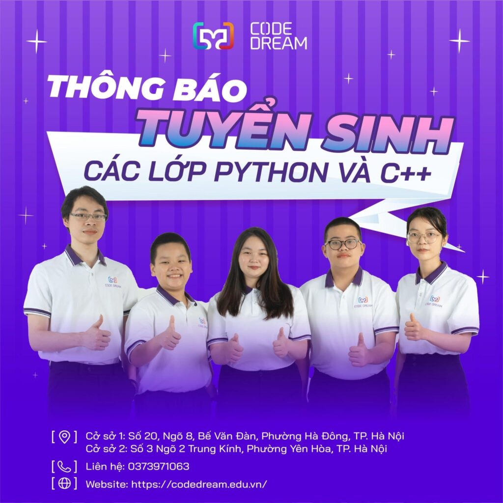 Trung tâm đào tạo thuật toán & lập trình thi đấu hàng đầu hiện nay 