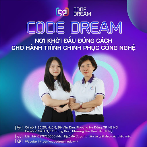 Tự tin làm chủ lập trình cùng Code Dream!