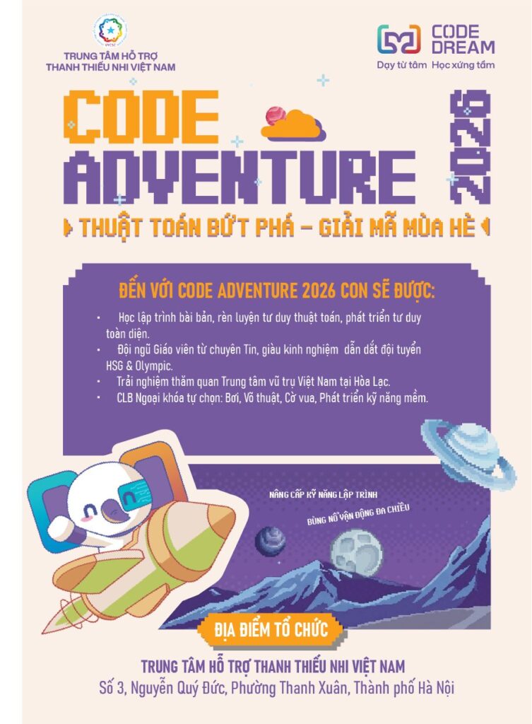Hoạt động tiêu biểu của CODE ADVENTURE 